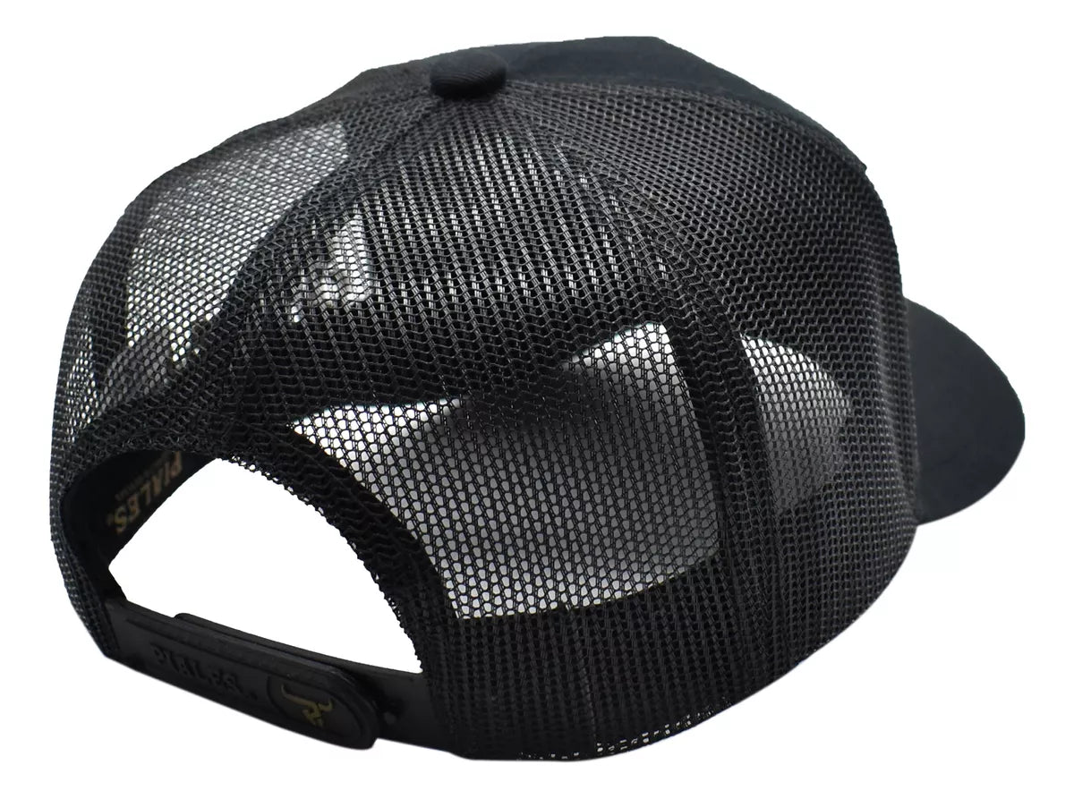 Gorra Piales Cráneo Western Negro
