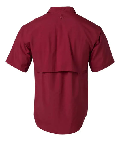 Camisa Magellan Hombre Manga Corta Roja