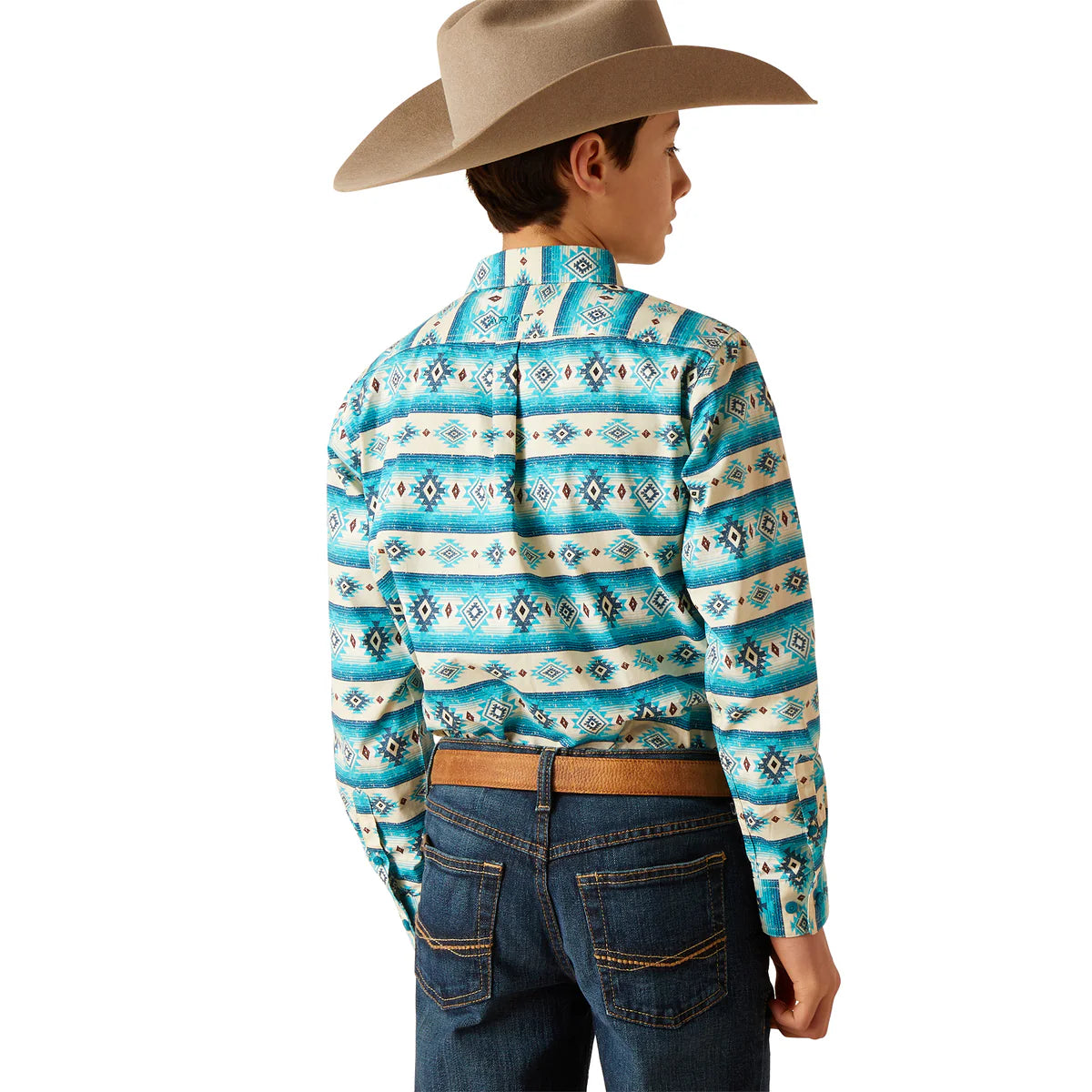 Camisa Ariat Niño Brent Corte Clásico