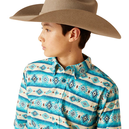Camisa Ariat Niño Brent Corte Clásico