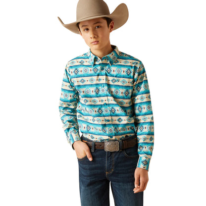 Camisa Ariat Niño Brent Corte Clásico
