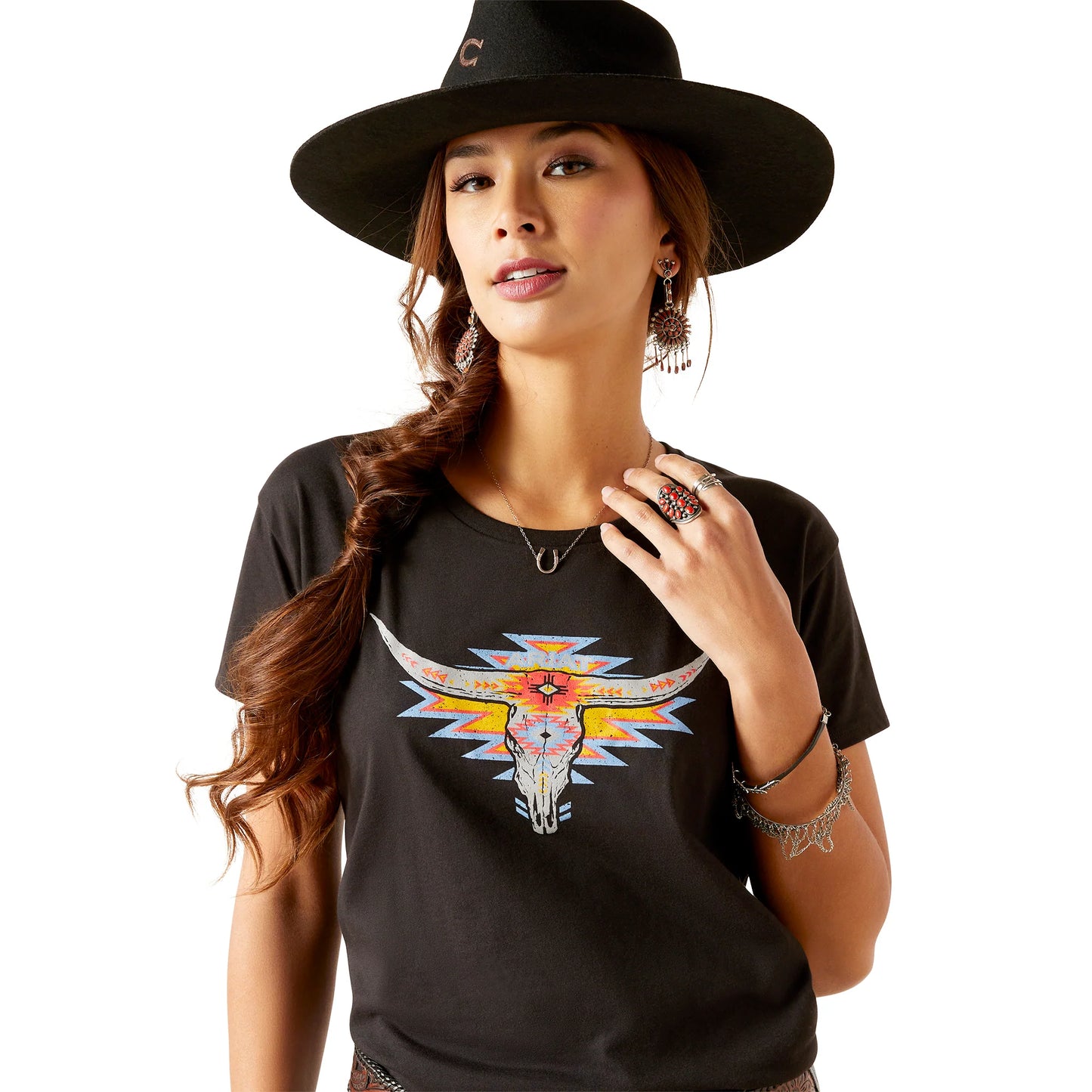 Playera Ariat Geo Skull