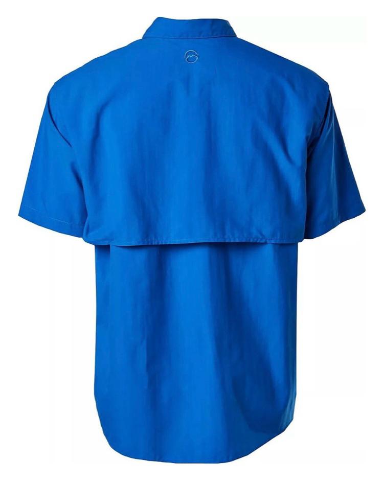 Camisa de Hombre Magellan Laguna Madre Manga Corta Color Azul Rey