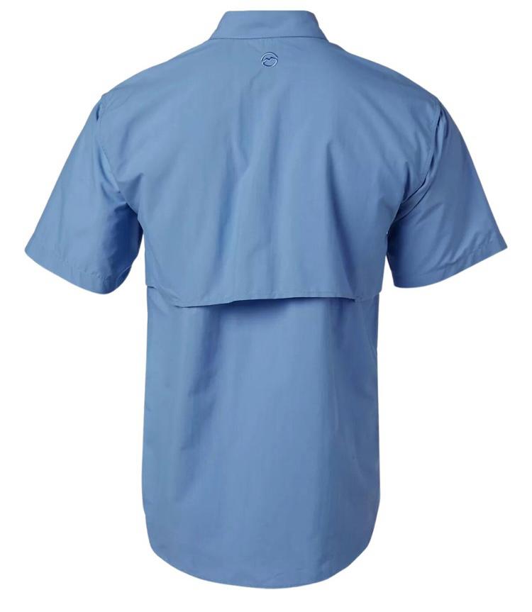 Camisa de Hombre Magellan Laguna Madre Manga Corta Color Celeste