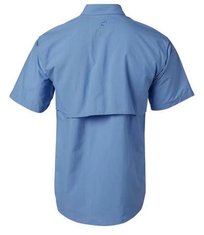 Camisa de Hombre Magellan Laguna Madre Manga Corta Color Celeste