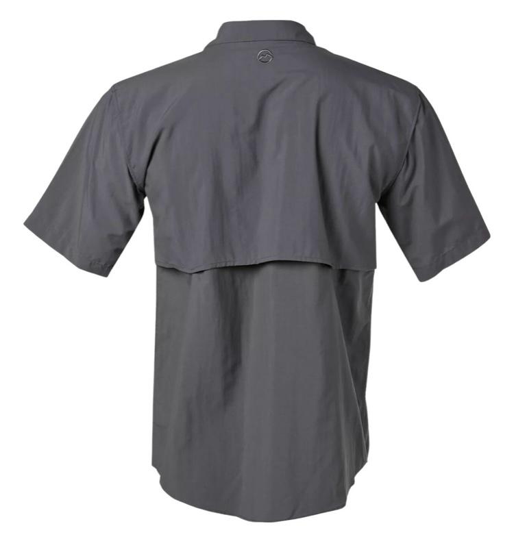 Camisa de Hombre Magellan Laguna Madre Manga Corta Color Gris Oscuro
