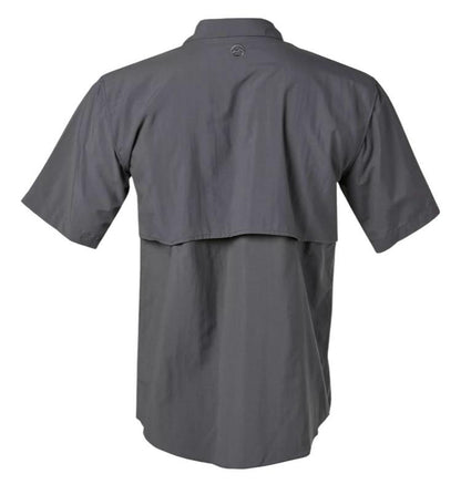 Camisa de Hombre Magellan Laguna Madre Manga Corta Color Gris Oscuro
