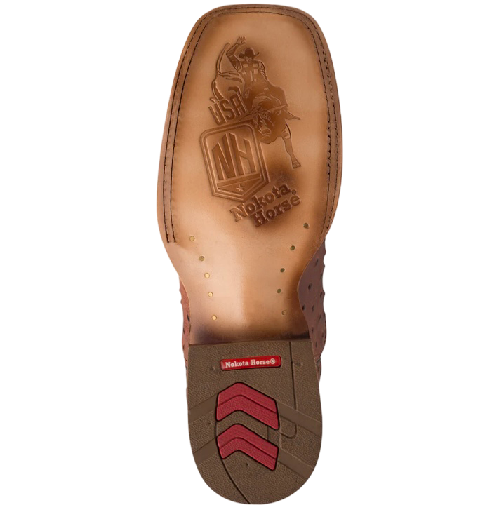 Nokota Horse Morgan 18 Ostrich Boot