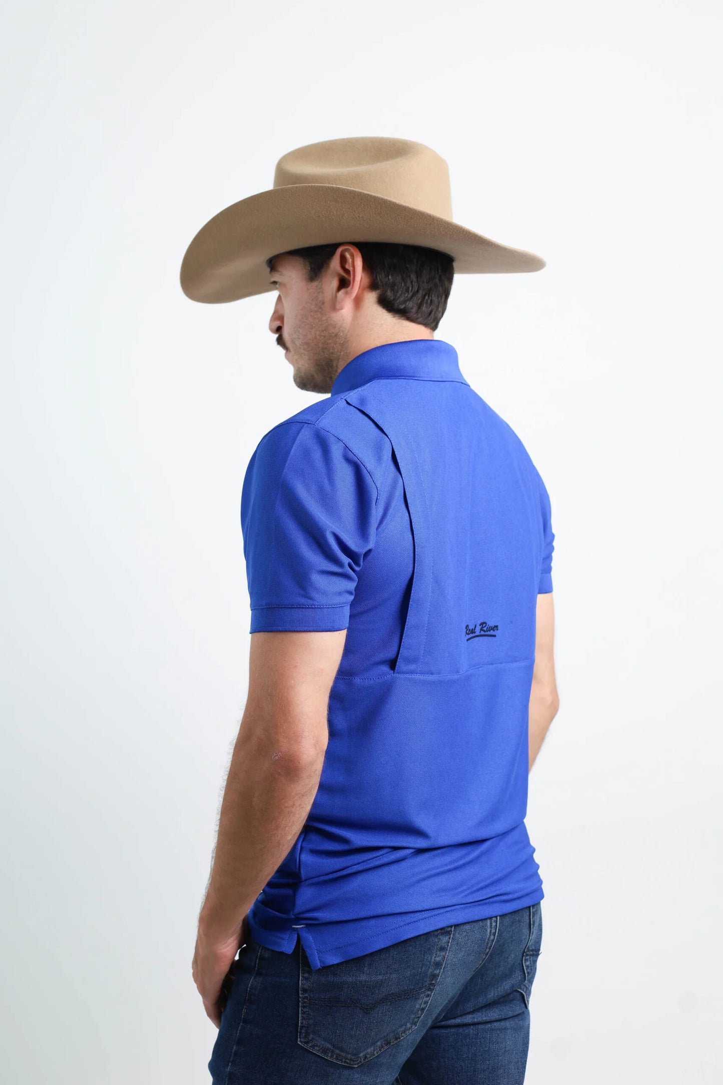 Playera tipo polo Real River