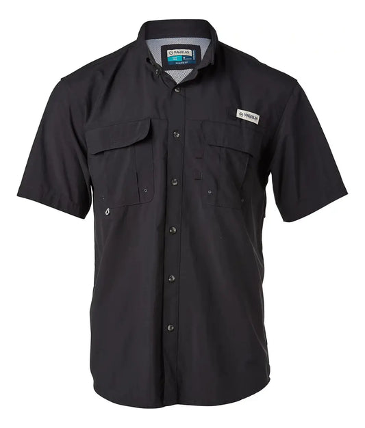 Camisa de Hombre Magellan Laguna Madre Manga Corta Color Negra