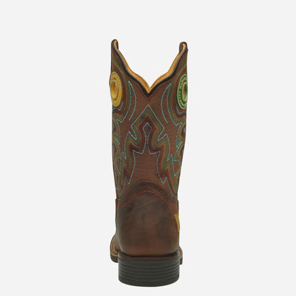 Bota Nokota Kids Horse Colors 10 Redwwod