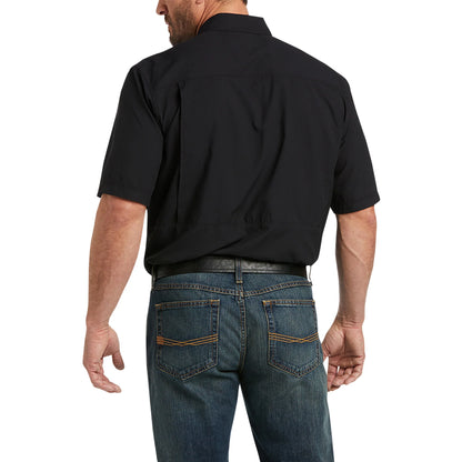 Camisa Ariat VentTEK Outbound Negro Corte Clásico