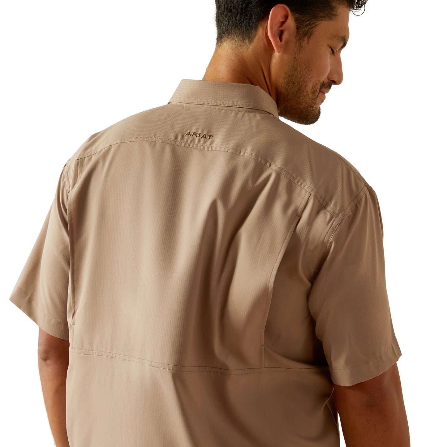 Camisa Ariat VentTEK Beige Corte Clásico