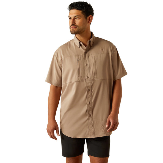 Camisa Ariat VentTEK Beige Corte Clásico