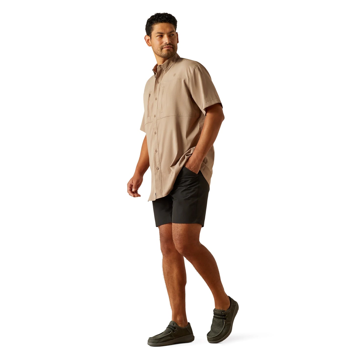 Camisa Ariat VentTEK Beige Corte Clásico