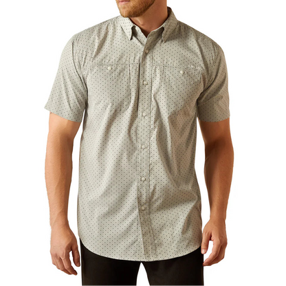 Camisa Ariat 360 Airflow Gris Corte Clásico