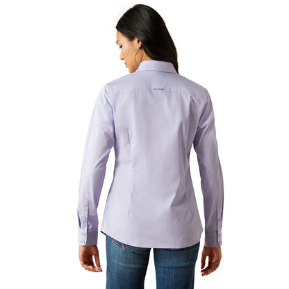 Camisa Ariat Kirby Stretch Lavanda