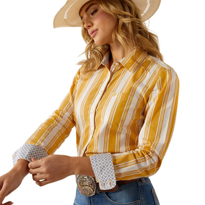 Camisa Ariat Manga Larga Mujer Kirby Stretch Nugget