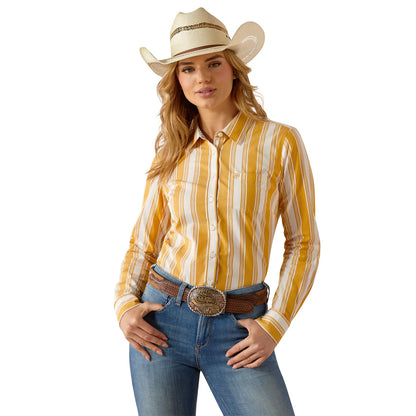 Camisa Ariat Manga Larga Mujer Kirby Stretch Nugget