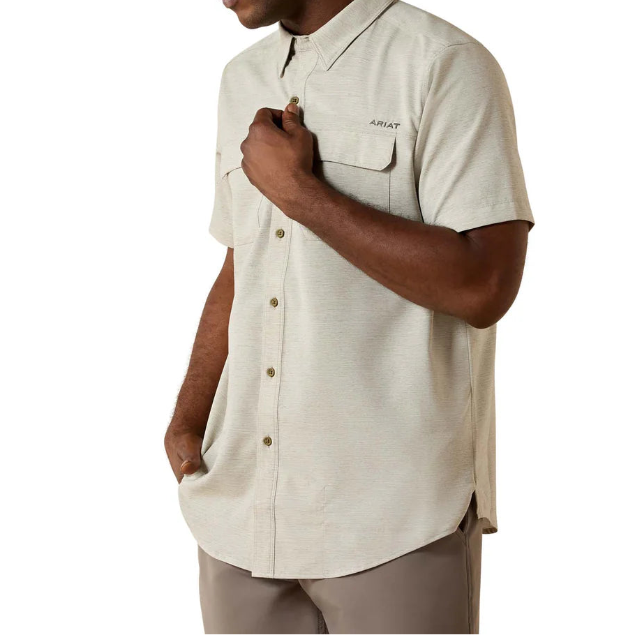 Camisa Ariat VentTEK Outbound Burnt Olive Fitted