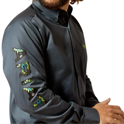 Camisa Manga Larga Caballero Ariat Team Logo Twill FTD #10048718