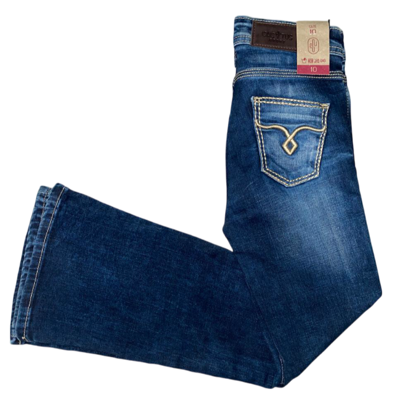 Pantalón De Mezclilla Cactus Brand Bootcut para Niña