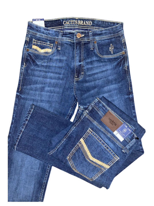 Pantalón De Mezclilla Cactus Brand Bootcut Caballero