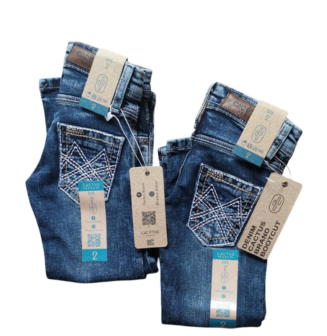 Pantalón De Mezclilla Cactus Brand Bootcut para Niño