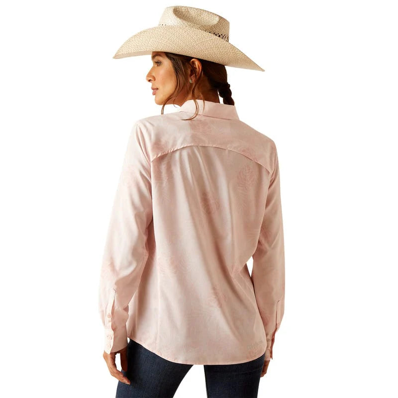 Cmisa Ariat VentTEK Stretch Pink Gulf Palms