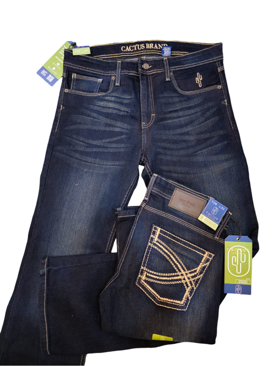 Pantalón De Mezclilla Cactus Brand Bootcut Caballero