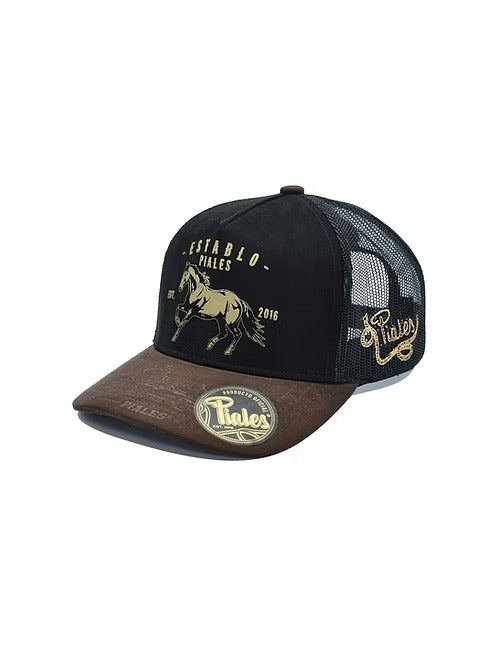 Gorra Piales Establo II Negro/Café
