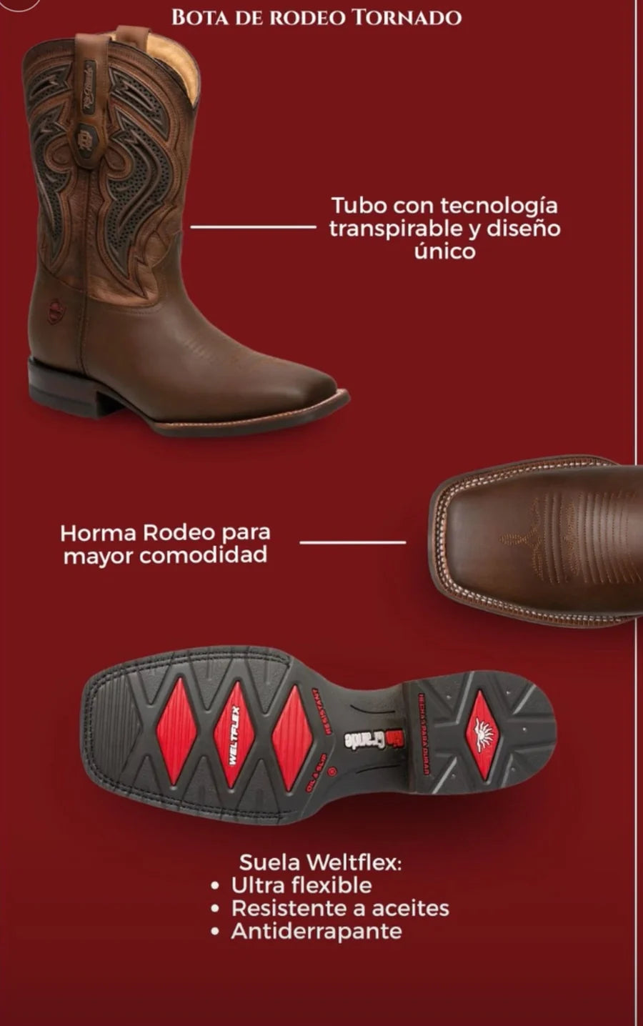 Bota Rio Grande Optimus-07 Caballero