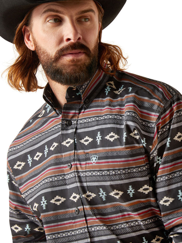 Camisa Ariat Manga Larga Clasica Noland 10047384