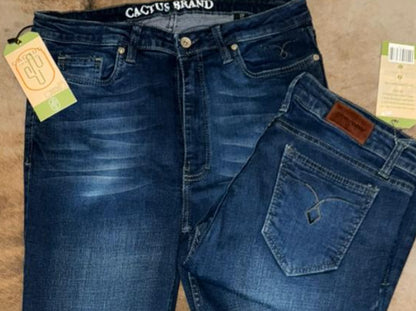 Pantalon de mezclilla Cactus para Dama corte acampanado