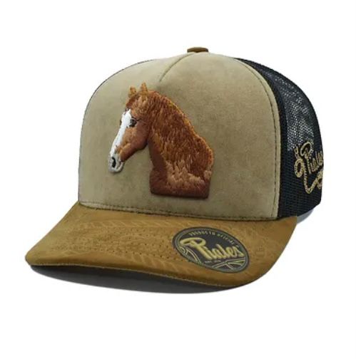 Piales Horse Sand Black Cap