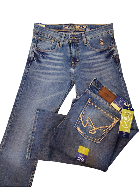 Pantalón De Mezclilla Cactus Brand Bootcut Caballero