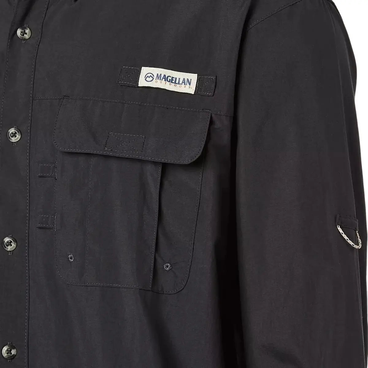 Camisa de Hombre Magellan Laguna Madre Manga Larga Color Negro