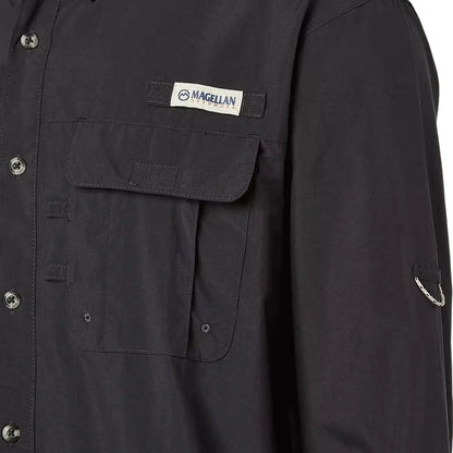 Camisa de Hombre Magellan Laguna Madre Manga Larga Color Negro
