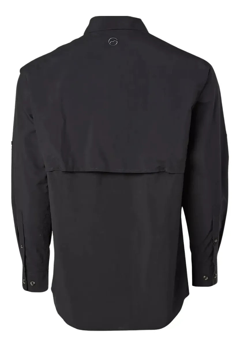Camisa de Hombre Magellan Laguna Madre Manga Larga Color Negro