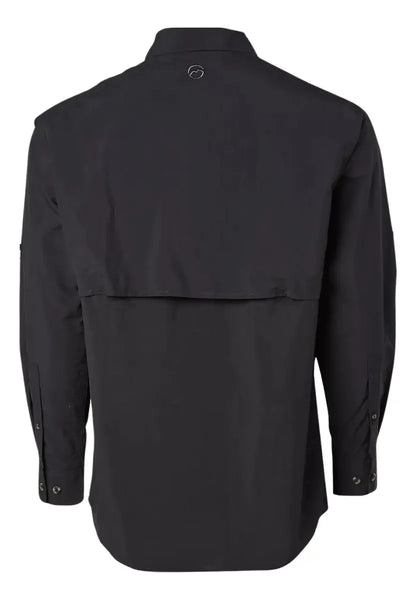 Camisa de Hombre Magellan Laguna Madre Manga Larga Color Negro