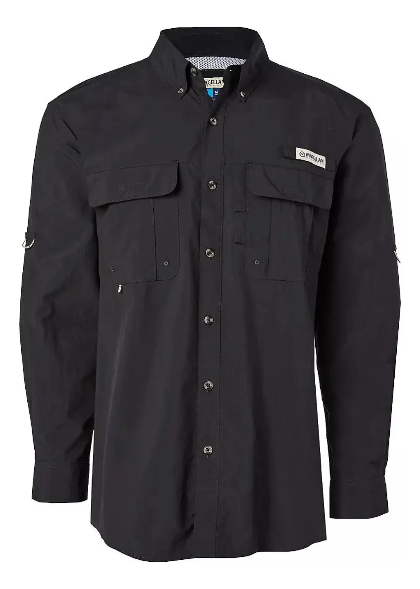 Camisa de Hombre Magellan Laguna Madre Manga Larga Color Negro