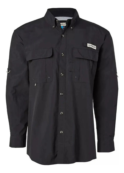 Camisa de Hombre Magellan Laguna Madre Manga Larga Color Negro