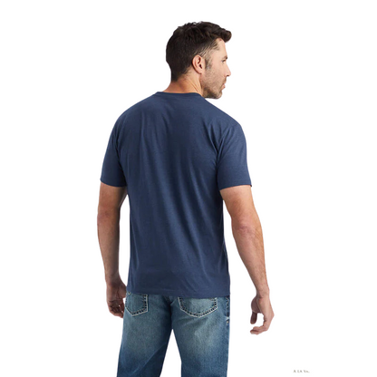 Playera Ariat Navy Heather