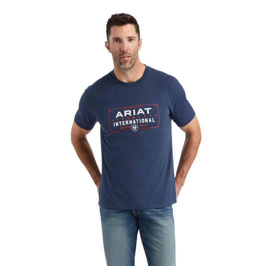 Playera Ariat Navy Heather