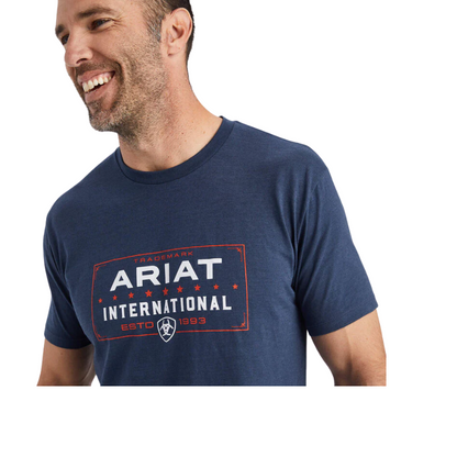 Playera Ariat Navy Heather