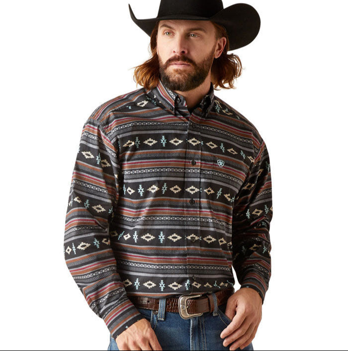 Camisa Ariat Manga Larga Clasica Noland 10047384